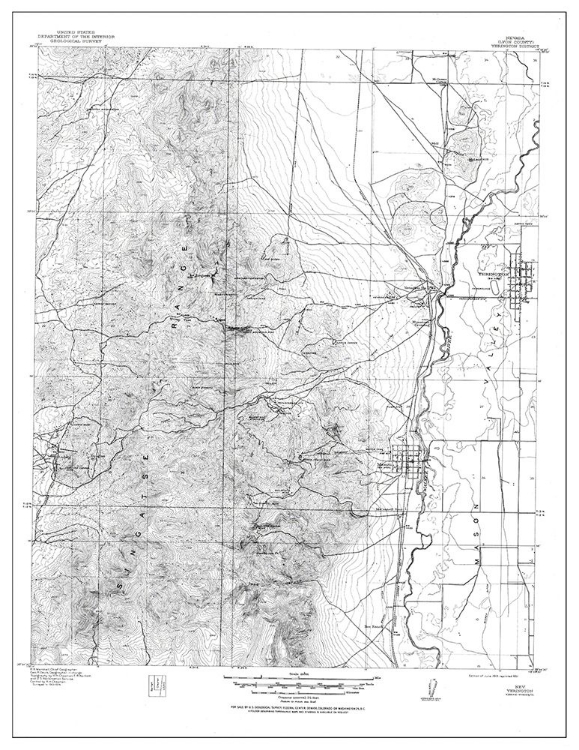 Picture of YERINGTON DISTRICT NEVADA - USGS 1915
