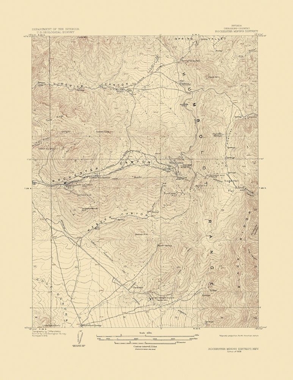 Picture of ROCHESTER MINING NEVADA - USGS 1928
