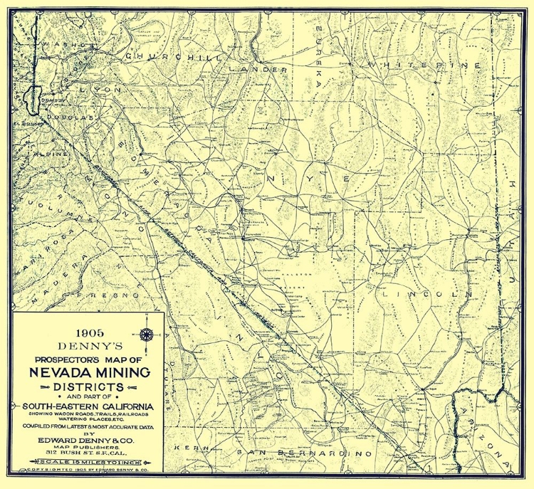 Picture of PROSPECTORS MINING DISTRICT NEVADA - DENNY 1905