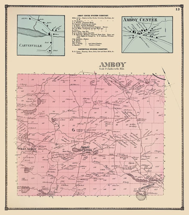 Picture of AMBOY NEW YORK LANDOWNER - STONE 1867