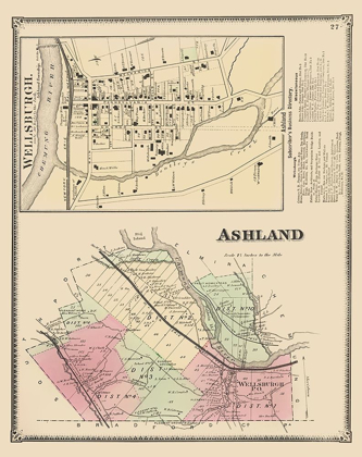 Picture of ASHLAND NEW YORK - BEERS 1869