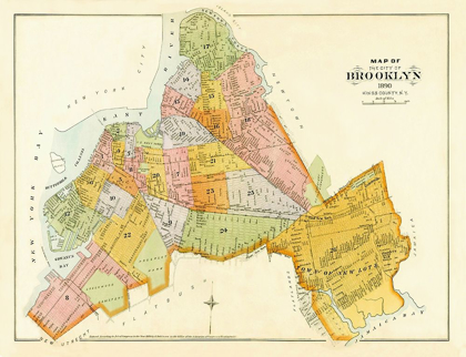 Picture of BROOKLYN, UNIONVILLE NEW YORK - ROBINSON 1890