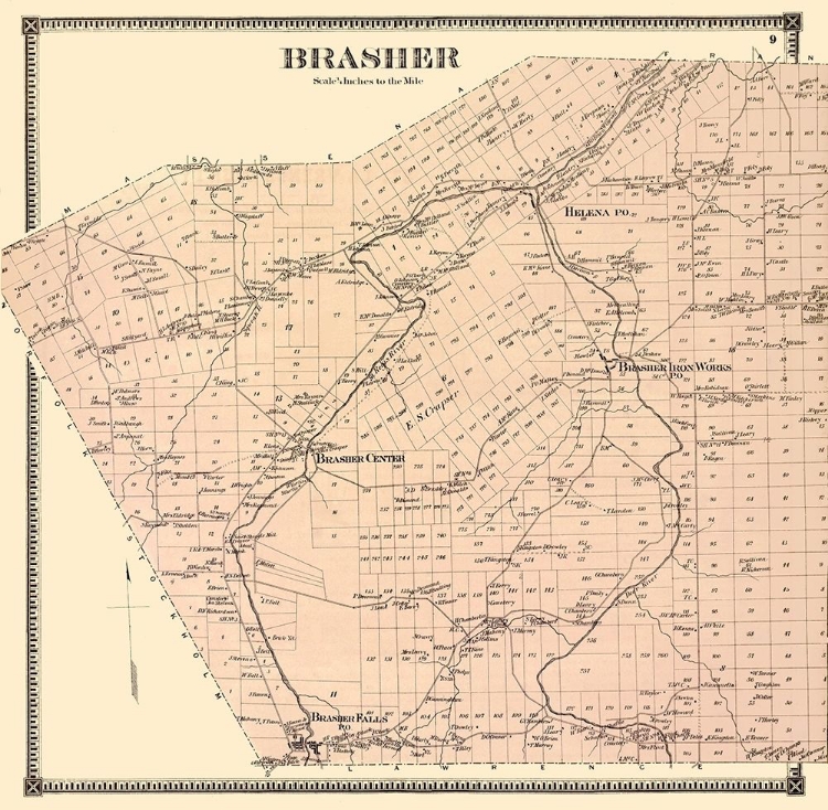 Picture of BRASHER NEW YORK LANDOWNER - STONE 1865