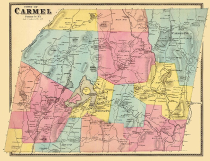 Picture of CARMEL NEW YORK LANDOWNER - BEERS 1868