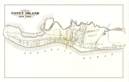 Picture of CONEY ISLAND NEW YORK LANDOWNER - EDSALL 1880