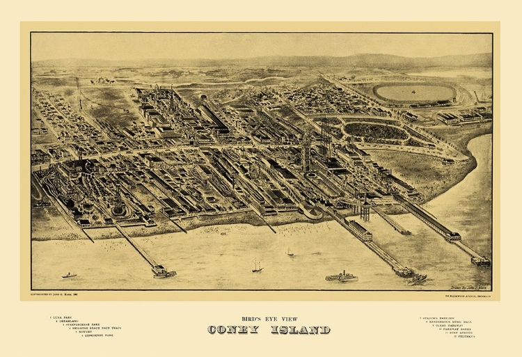 Picture of CONEY ISLAND NEW YORK - MARK 1906