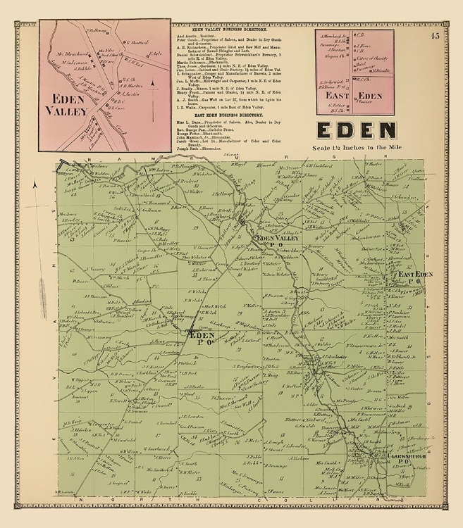 Picture of EDEN NEW YORK LANDOWNER - STONE 1866