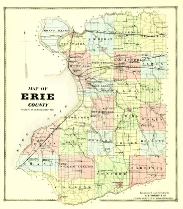 Picture of ERIE NEW YORK - BURR 1880