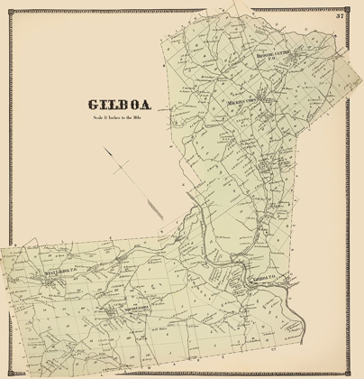 Picture of GILBOA NEW YORK LANDOWNER - STONE 1866