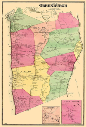 Picture of GREENBURGH NEW YORK - BEERS 1868