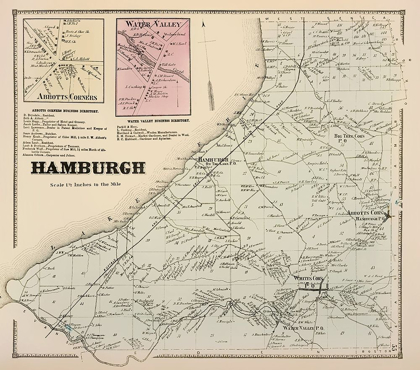 Picture of HAMBURGH NEW YORK LANDOWNER - STONE 1866