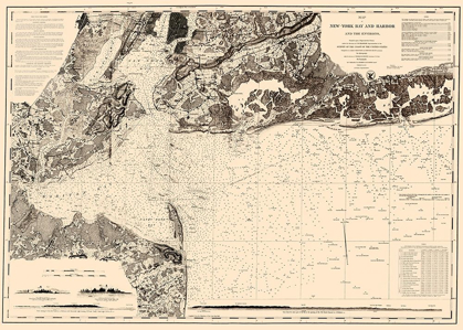 Picture of NEW YORK BAY AND HARBOR - USCS 1845