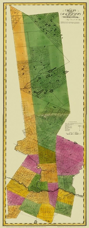 Picture of HERKIMER NEW YORK LANDOWNER - BURR 1829