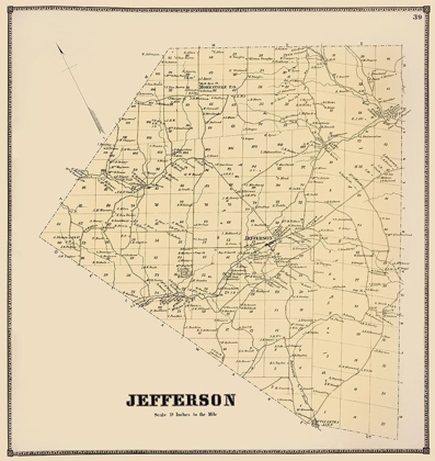 Picture of JEFFERSON NEW YORK LANDOWNER - STONE 1866