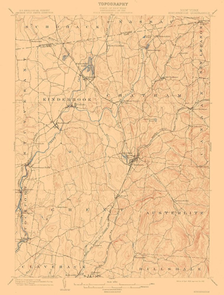 Picture of KINDERHOOK NEW YORK QUAD - USGS 1903