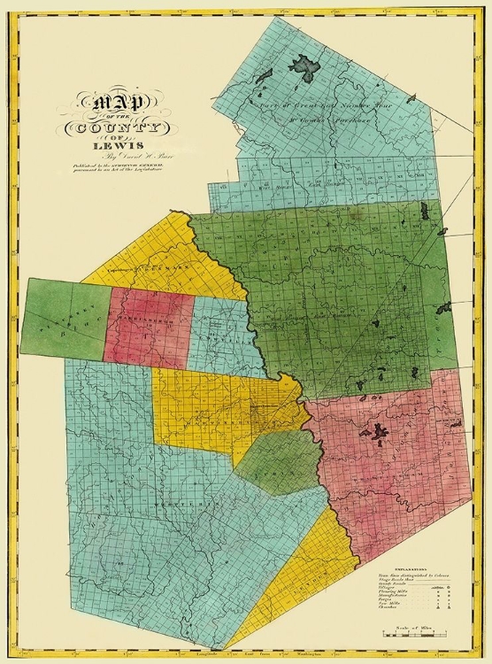 Picture of LEWIS NEW YORK LANDOWNER - BURR 1829