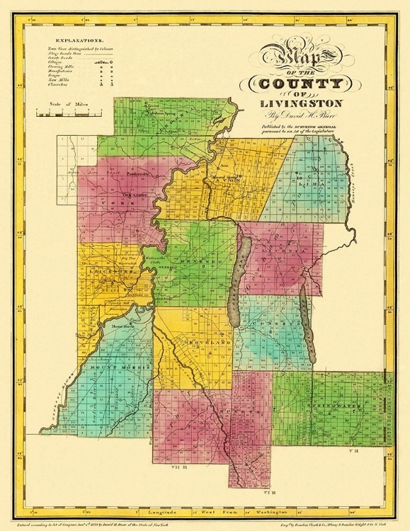 Picture of LIVINGSTON NEW YORK LANDOWNER - BURR 1829