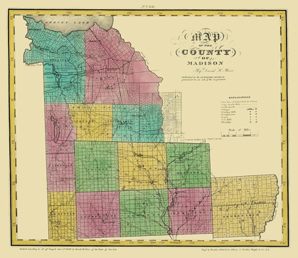 Picture of MADISON NEW YORK LANDOWNER - BURR 1829