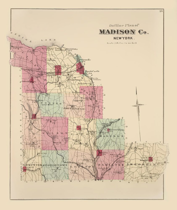 Picture of MADISON NEW YORK - WHITMAN 1875