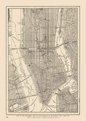 Picture of LOWER MANHATTAN - REYNOLD 1921