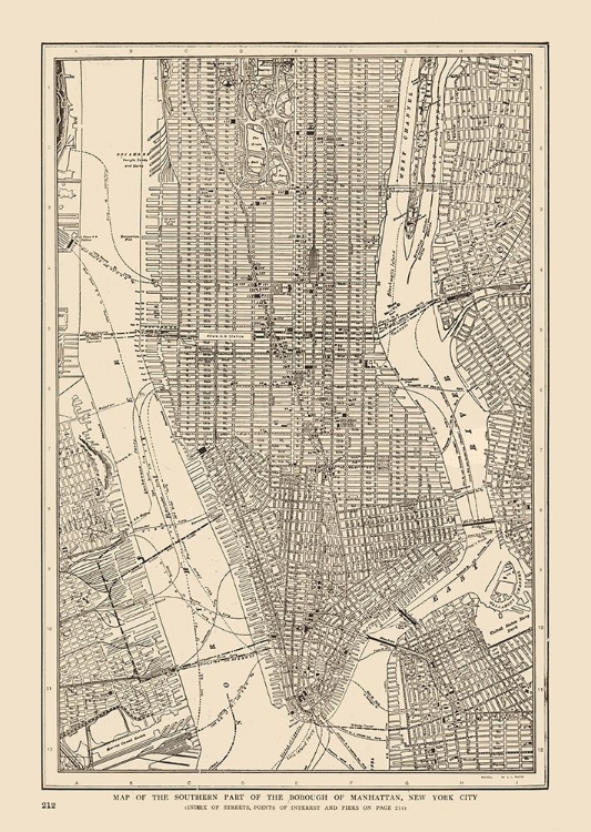 Picture of LOWER MANHATTAN - REYNOLD 1921