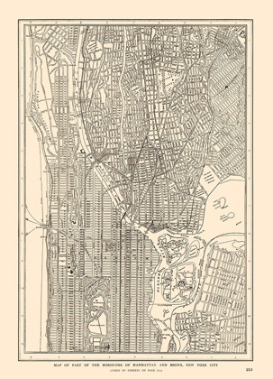 Picture of MANHATTAN, BRONX - NEW YORK - REYNOLD 1921
