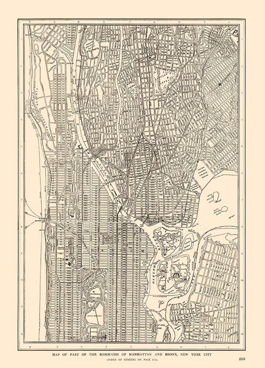 Picture of MANHATTAN, BRONX - NEW YORK - REYNOLD 1921