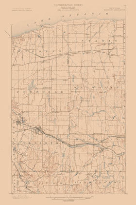 Picture of MACEDON NEW YORK QUAD - USGS 1900