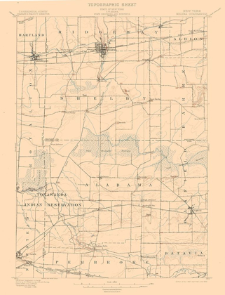 Picture of MEDINA NEW YORK QUAD - USGS 1897