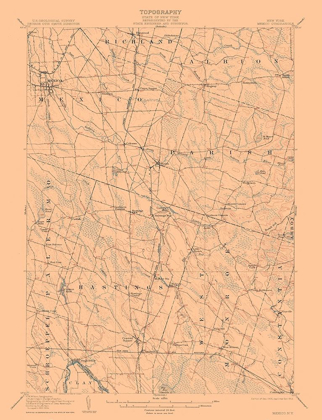 Picture of MEXICO NEW YORK QUAD - USGS 1905