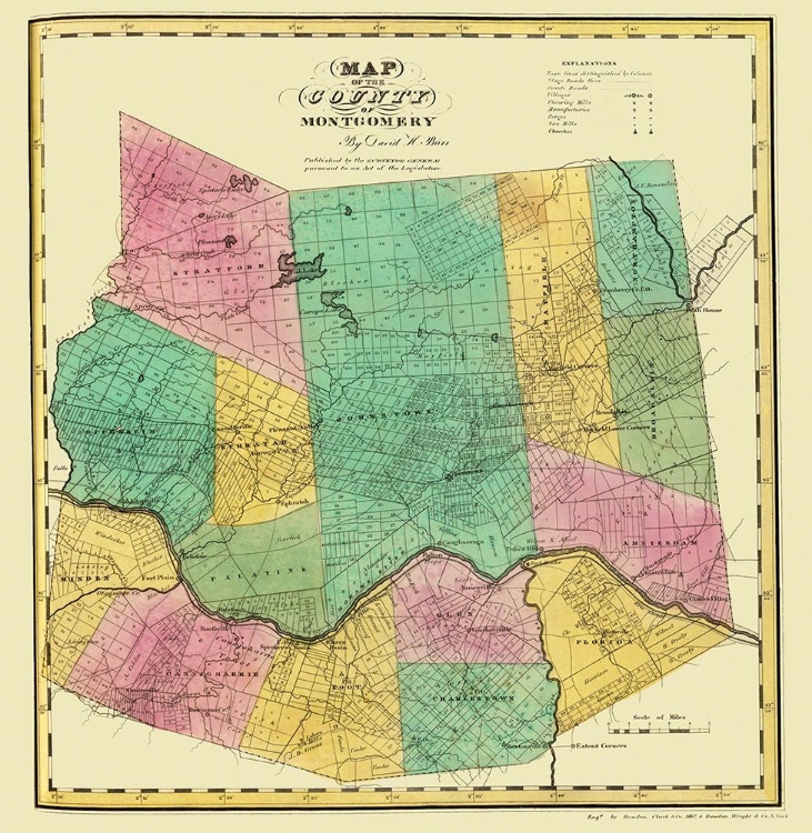 Picture of MONTGOMERY NEW YORK LANDOWNER - BURR 1829