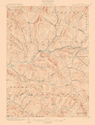 Picture of MARGARETVILLE NEW YORK QUAD - USGS 1904
