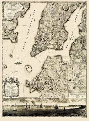 Picture of NEW YORK NEW YORK LANDOWNER - JEFFERYS 1776