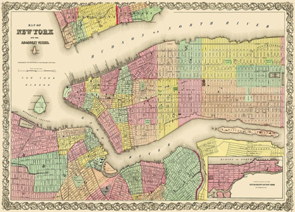Picture of NEW YORK NEW YORK - COLTON 1855