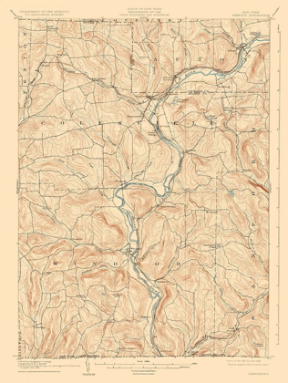 Picture of NENEVEH NEW YORK QUAD - USGS 1905