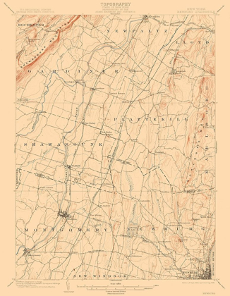 Picture of NEWBURG NEW YORK QUAD - USGS 1903
