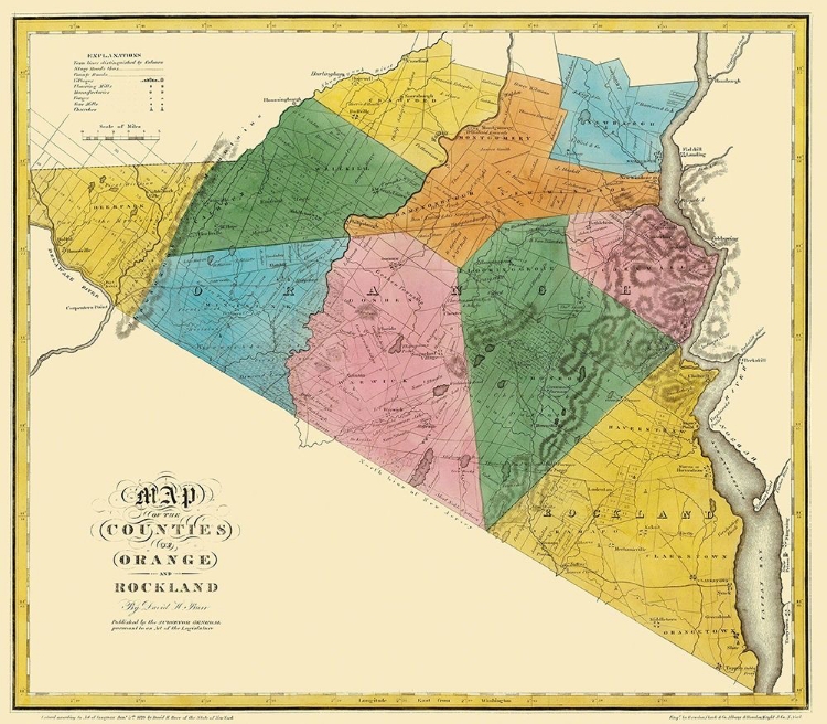 Picture of ORANGE  ROCKLAND NEW YORK LANDOWNER - BURR 1779