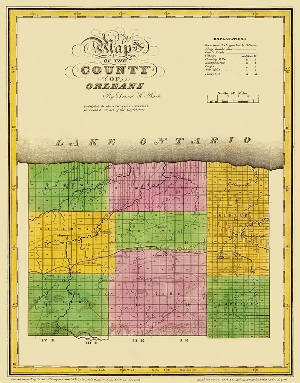 Picture of ORLEANS NEW YORK - BURR 1829