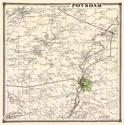 Picture of POTSDAM NEW YORK LANDOWNER - STONE 1865