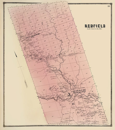 Picture of REDFIELD NEW YORK LANDOWNER - STONE 1866