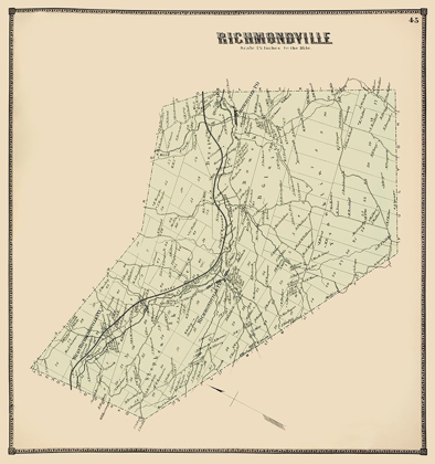 Picture of RICHMONDVILLE NEW YORK LANDOWNER - STONE 1866
