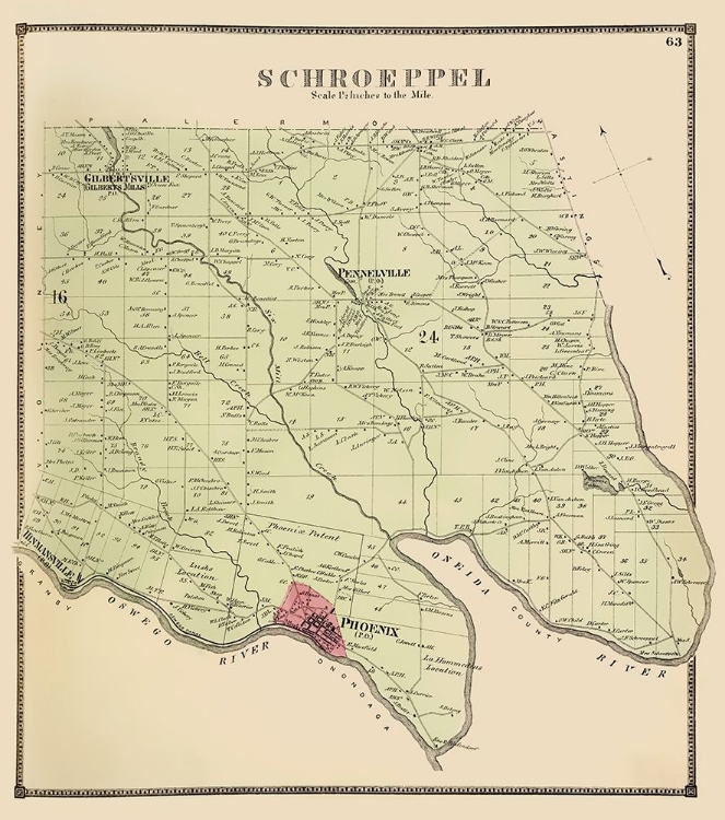 Picture of SCHROEPPEL NEW YORK LANDOWNER - STONE 1866