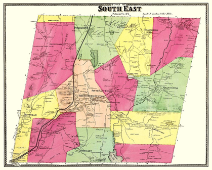 Picture of PUTNAM COUNTY   SOUTH EAST NEW YORK - BEERS 1895