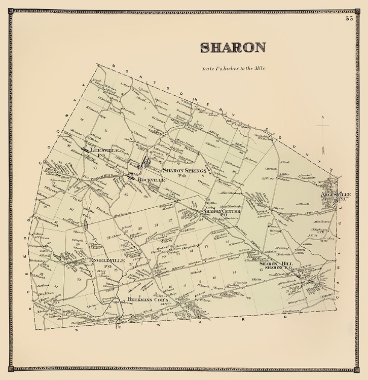 Picture of SHARON NEW YORK LANDOWNER - STONE 1866