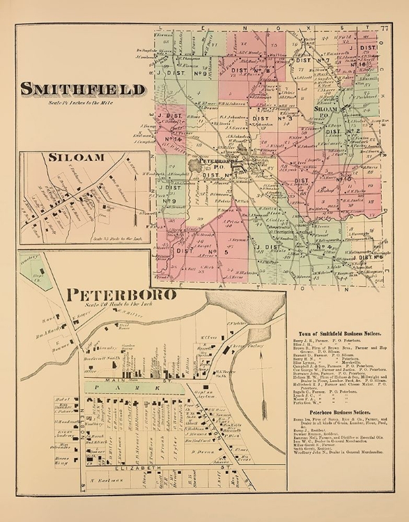 Picture of SMITHFIELD NEW YORK LANDOWNER - WHITMAN 1875