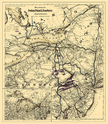 Picture of SODUS POINT AND SOUTHERN RAILROAD - COLTON 1872