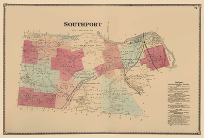 Picture of SOUTHPORT NEW YORK - BEERS 1869