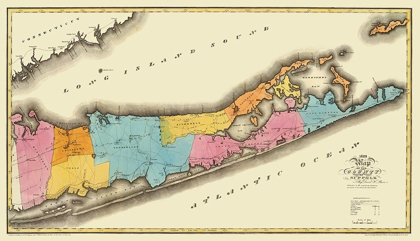 Picture of SUFFOLK NEW YORK - BURR 1829