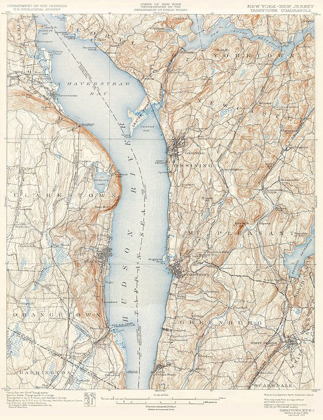 Picture of TARRYTOWN NEW YORK NEW JERSEY QUAD - USGS 1902