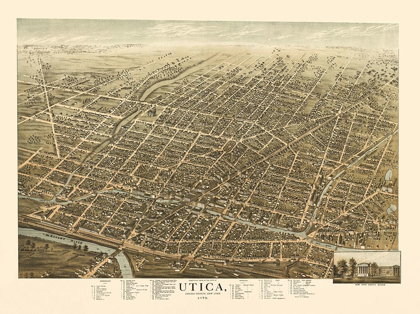 Picture of UTICA NEW YORK - BROSIUS 1873